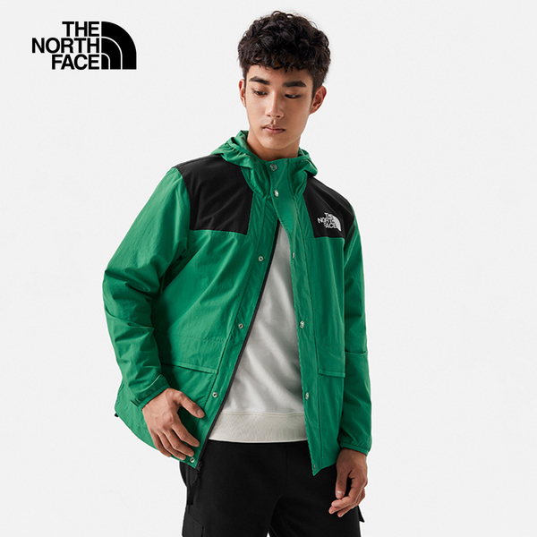 The North Face 北面 男裝 連帽外套 風衣 防潑水 透氣 綠【運動世界】NF0A5JYNPK1 product thumbnail 5