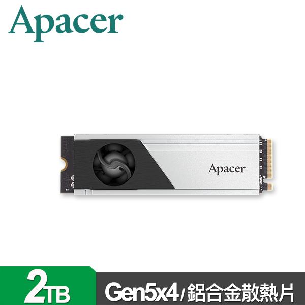 Apacer 宇瞻 AS2280F4 2TB(散熱片) M.2 PCIe 5.0 SSD 固態硬碟 AP2TBAS2280F4-1 product thumbnail 2