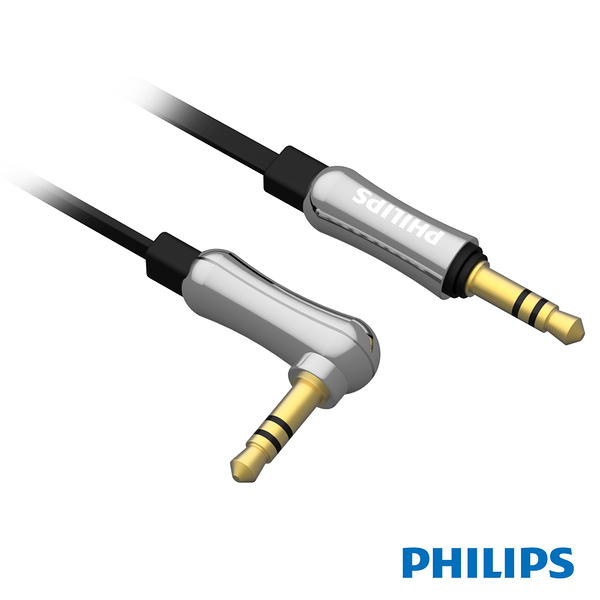 PHILIPS 車用雙AUX音源傳輸線 DLC2402 1.2M