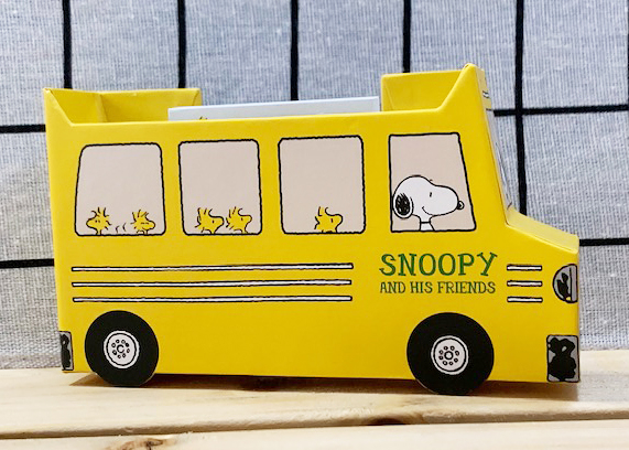 【震撼精品百貨】史奴比Peanuts Snoopy ~SNOOPY 公車筆筒附便條*33544