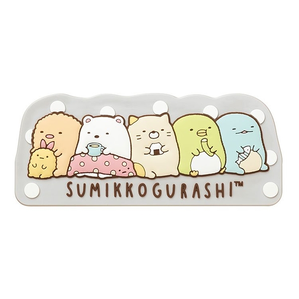 【震撼精品百貨】角落生物 Sumikko Gurashi~SAN-X 角落生物造型矽膠一字夾(灰休息)*81690