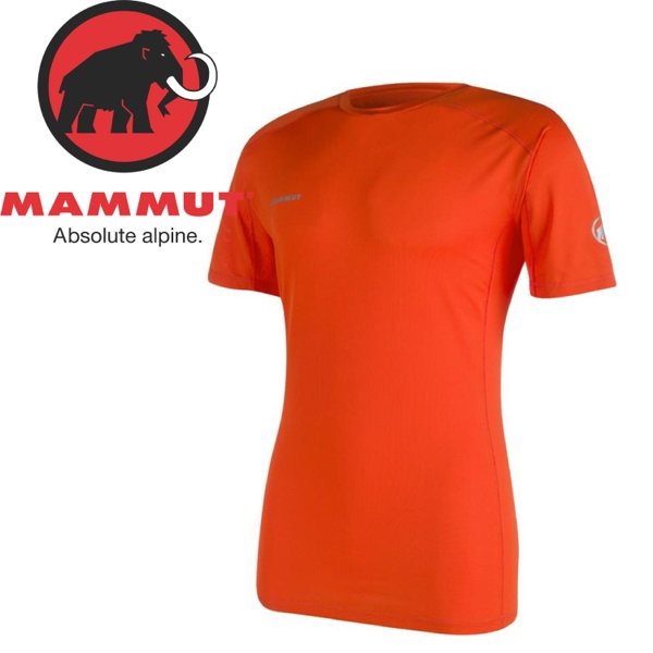 【MAMMUT 瑞士 男款 MTR71 T-shirt 《深橙》】1041-07750/短袖/圓領T恤/吸濕排汗