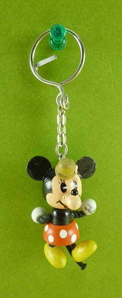 【震撼精品百貨】Micky Mouse_米奇/米妮 ~木製鎖圈-米妮