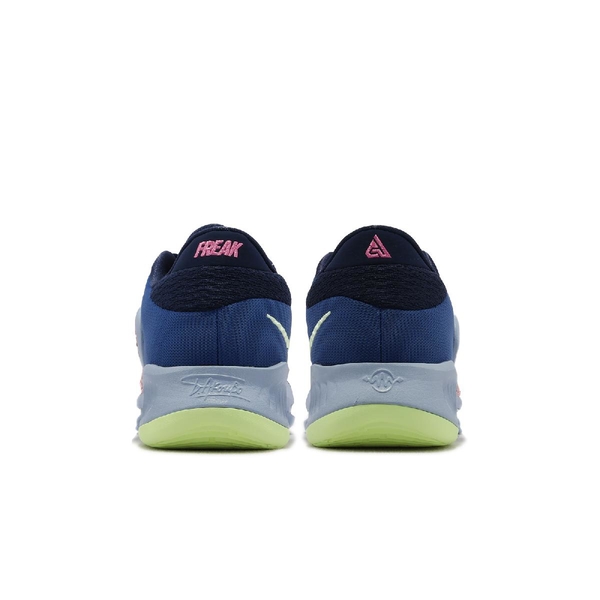 Nike 籃球鞋 Zoom Freak 4 EP 深藍 紫紅 黃 字母哥 氣墊 男鞋【ACS】 DO9678-400