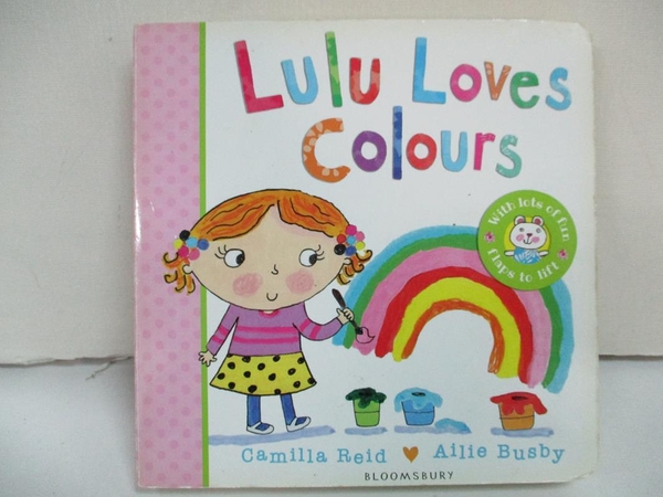 【書寶二手書T2／少年童書_CNQ】Lulu Loves Colours綠圈， Camilla/ Busby， Ailie (ILT)