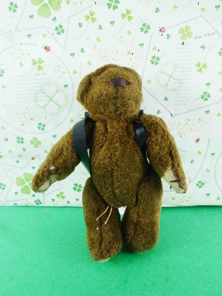 【震撼精品百貨】日本熊系列~絨毛娃娃-小熊背後背包 product thumbnail 2