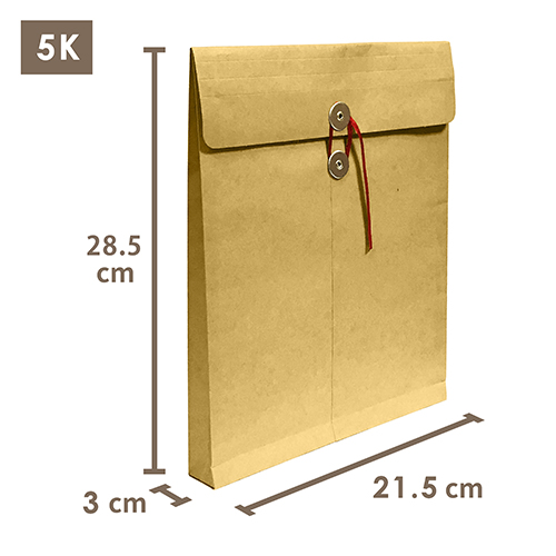 5K附繩立體牛皮公文袋/文件袋(直式)7LT205 約21.5x28.5x3cm