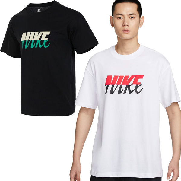 Nike 男裝 短袖上衣 棉質 黑/白【運動世界】FD1287-010/FD1287-100 product thumbnail 2