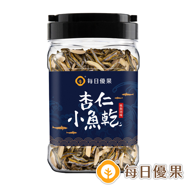 罐裝杏仁小魚乾220G 每日優果