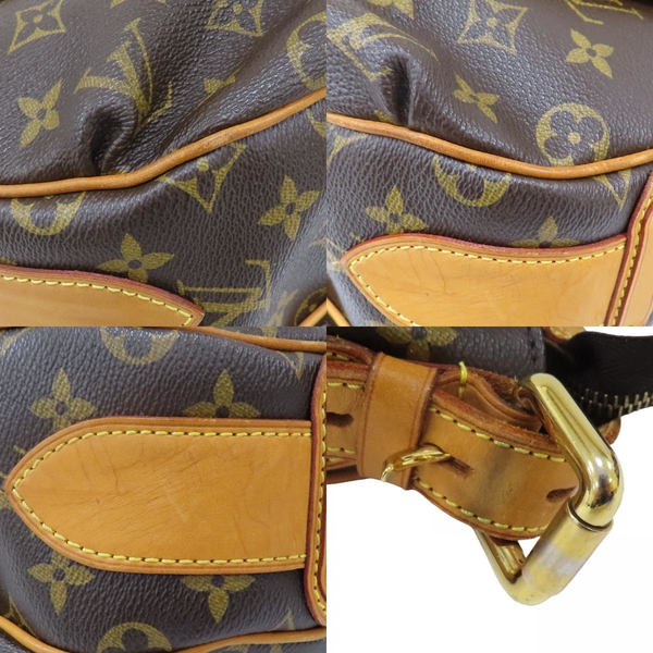 LOUIS VUITTON LV 路易威登 棕色 原花 PVC塗層帆布 Tulum GM 斜背包 M40075 【二手名牌BRAND OFF】 product thumbnail 9