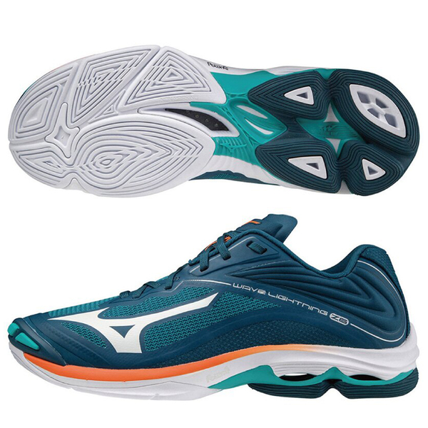 MIZUNO WAVE LIGHTNING Z6 男鞋 排球 緩震 止滑 透氣 綠【運動世界】 V1GA200084