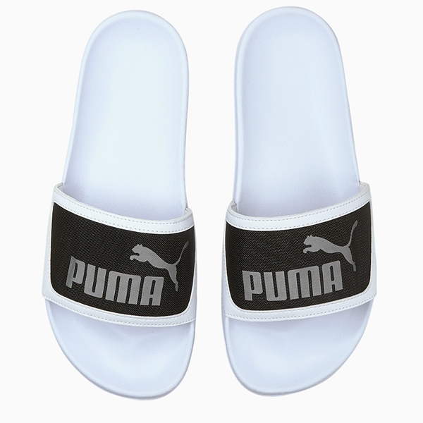 PUMA Leadcat FTR Mono 男鞋 女鞋 拖鞋 休閒 輕量 EVA LOGO 白【運動世界】37510102 product thumbnail 4