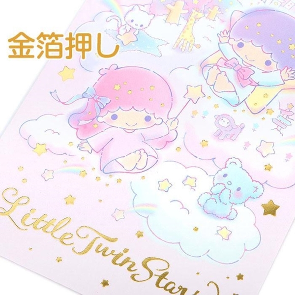 【震撼精品百貨】Little Twin Stars KiKi&LaLa 雙子星小天使~雙子星 迷你直式紅包袋5入組-彩虹星星*45686 product thumbnail 4