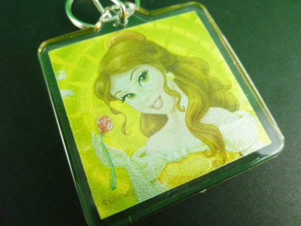 【震撼精品百貨】公主 系列Princess~立體造型鑰匙圈-貝兒圖案 product thumbnail 5