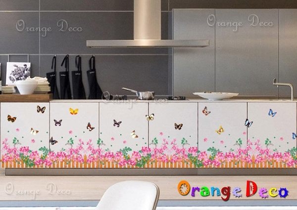 壁貼【橘果設計】圍籬 DIY組合壁貼/牆貼/壁紙/客廳臥室浴室幼稚園室內設計裝潢