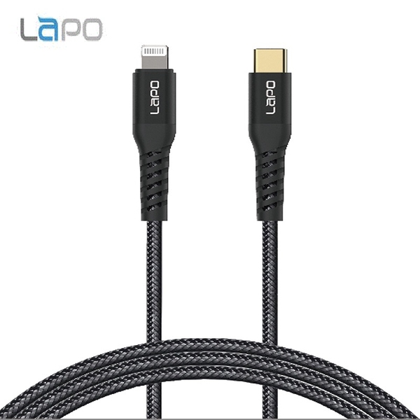 LaPO GREAT TOUGH II 極限系列 USB-C to Lightning 防彈纖維傳輸線 TW-MCA15 / TW-MCA16 (1.2M)