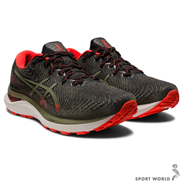 ASICS GEL-CUMULUS 24 TR 男鞋 慢跑 緹花網布 透氣 緩震 灰黑紅 1011B572-300 product thumbnail 4