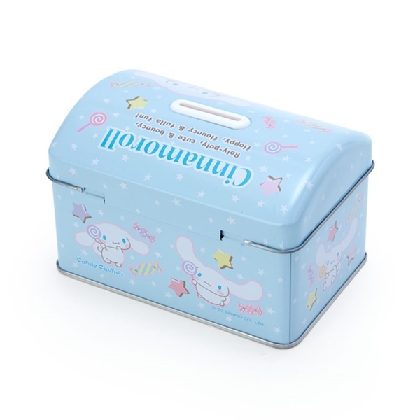 【震撼精品百貨】大耳狗_Cinnamoroll~Sanrio~日本SANRIO三麗鷗大耳狗 迷你鐵製存錢筒附鎖頭*43369 product thumbnail 2