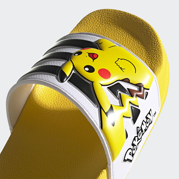 【現貨】ADIDAS ADILETTE POKEMON 拖鞋 女鞋 大童 寶可夢 皮卡丘 黃【運動世界】FW7430 product thumbnail 6