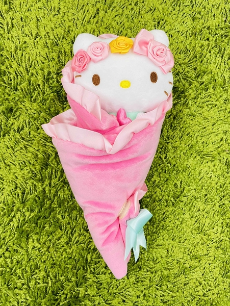 【震撼精品百貨】Hello Kitty 凱蒂貓~日本SANRIO三麗鷗 KITTY絨毛娃娃-花束*43953