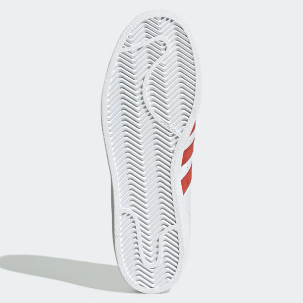 Adidas Superstar 男鞋 女鞋 休閒 復古 紅標 貝殼頭 白 紅【運動世界】 EF9237 product thumbnail 7