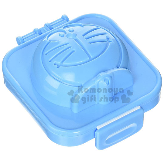 小禮堂 哆啦A夢 日製塑膠水煮蛋模具《藍.大臉》可製冰.模型 4956810-802197