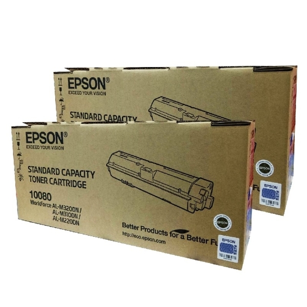 EPSON S110080 黑 原廠碳粉匣 2支 適用 M220dn M310dn M320dn product thumbnail 3