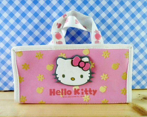 【震撼精品百貨】Hello Kitty 凱蒂貓~化妝包/筆袋-提袋-大臉