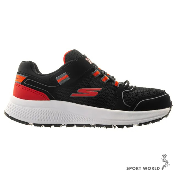 Skechers 童鞋 中童 慢跑鞋 魔鬼氈 GO RUN CONSISTENT 黑【運動世界】405262LBKRD