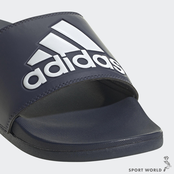 Adidas 男鞋 女鞋 拖鞋 ADILETTE COMFORT 藍 白【運動世界】H03616 product thumbnail 5