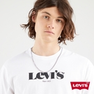 Levis 男款 短袖T恤 / 寬鬆休閒版型 / 摩登復古Logo / 白