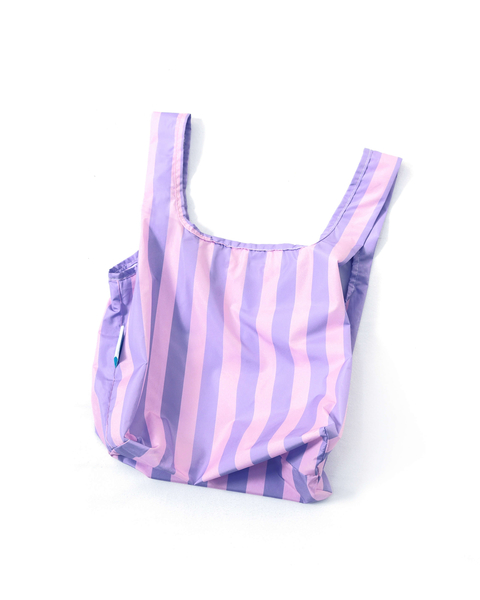 英國Kind Bag-環保收納購物袋-小-紫色條紋 product thumbnail 3