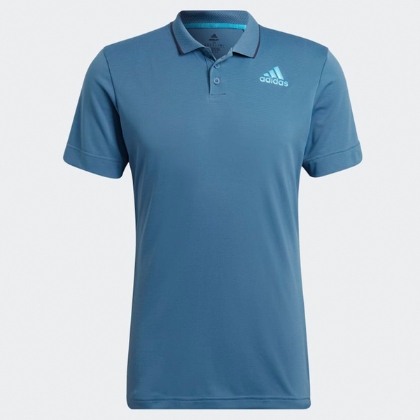 【現貨】Adidas TENNIS FREELIFT 男裝 短袖 POLO衫 休閒 網球 散熱 藍【運動世界】HB9137