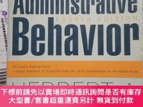 二手書博民逛書店Administrative罕見Behavior, 4th EditionY223622 Herbert A.