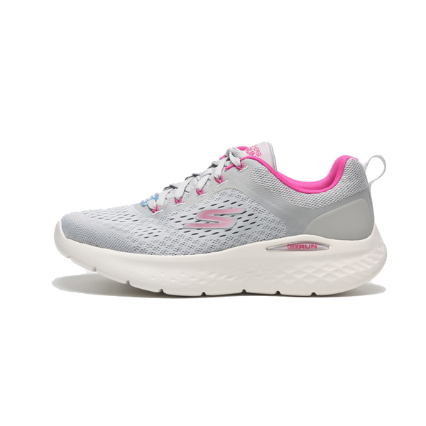 SKECHERS 慢跑鞋 GO RUN LITE 灰桃 綁帶 輕量 女129423GYPK product thumbnail 4