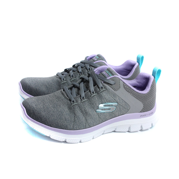 SKECHERS FLEX-LITE 運動鞋 女鞋 灰色 寬楦 149307WGYLV no507