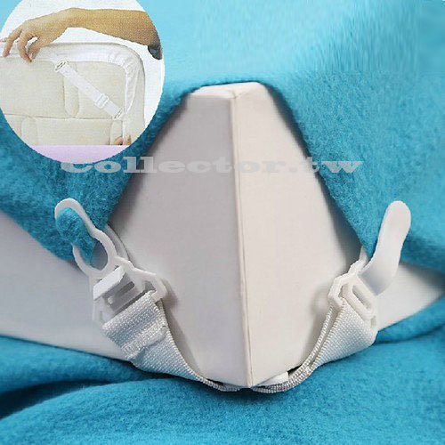 現貨－創意防滑床單固定夾子扣器(四個裝) 床罩扣固定夾 鬆緊帶式固定夾