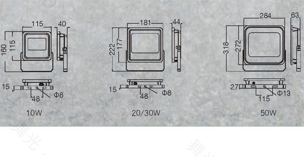 【燈王的店】舞光 LED 10W 宙斯泛光燈 戶外投射燈 白光6500K/暖白光3000K OD-FLZ10 product thumbnail 3