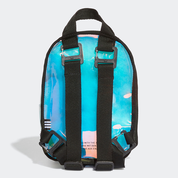 【現貨在庫】ADIDAS MINI BACKPACK 背包 後背包 休閒 潮流 透明 鐳射反光【運動世界】FM3256 product thumbnail 3