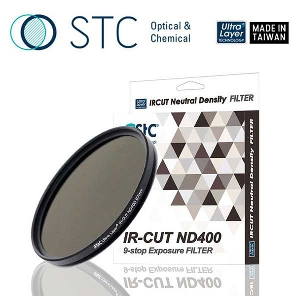 【EC數位】 STC IR-CUT 9-stops ND400 Filter 77mm 零色偏ND400減光鏡