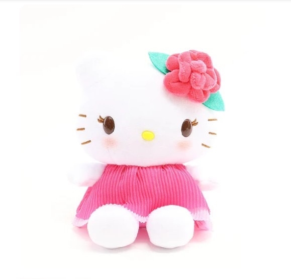 【震撼精品百貨】Hello Kitty_凱蒂貓~日本SANRIO三麗鷗 KITTY玩偶絨毛娃娃S-玫瑰*15121