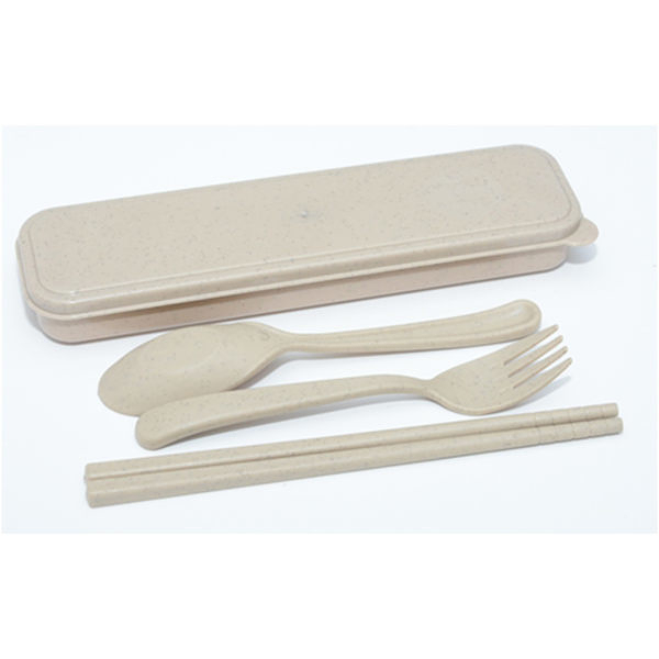 DOLEE 環保小麥餐具組 (湯匙、叉子、筷 三件組) HF-WB03