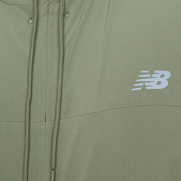 NEW BALANCE 外套 NB 綠色 反光LOGO 機能 風衣外套 男 MJ41018DEK product thumbnail 2