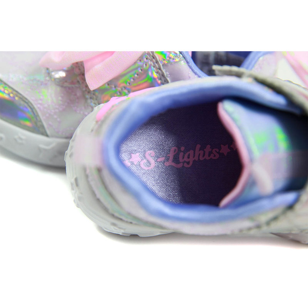 SKECHERS S Lights 運動鞋 電燈鞋 魔鬼氈 小童 童鞋 粉紅 302680N/LTPK no554 product thumbnail 5