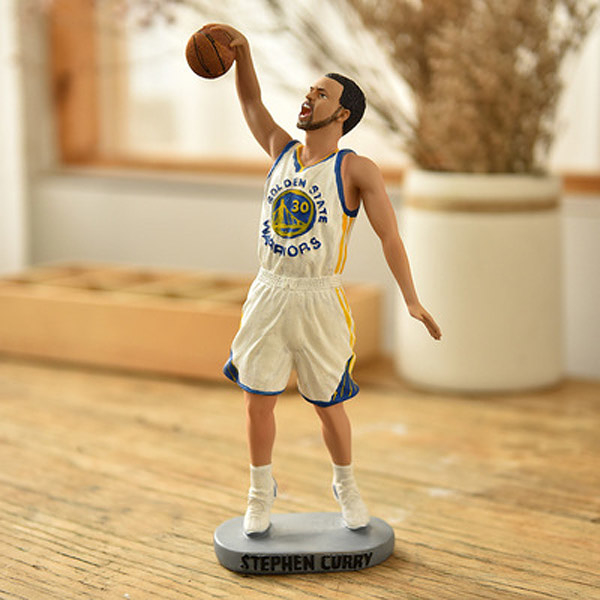 限量復刻版籃球明星-史蒂芬·柯瑞模型 (白衣24公分高) Stephen Curry 模型 禮物 科比