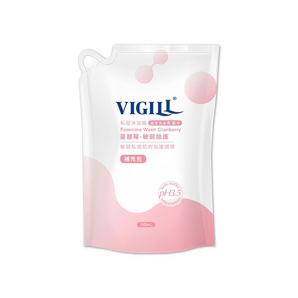 Vigill 婦潔 私密蔓越莓沐浴露(補充包)180ml【小三美日】