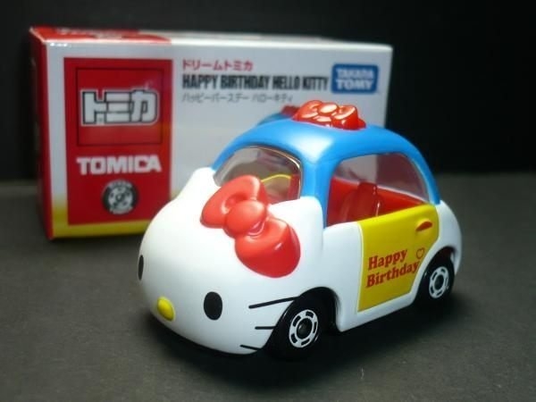 【震撼精品百貨】 TOMICA多美~Dream TOMICA 夢幻小汽車 凱蒂貓小汽車-40周年限定款(藍紅)#80633 product thumbnail 3