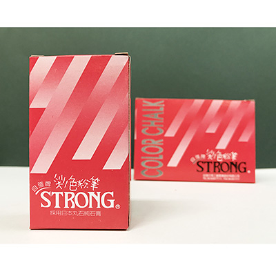 STRONG 自強牌 彩色粉筆 紅色 40支入