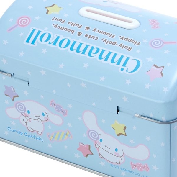 【震撼精品百貨】大耳狗_Cinnamoroll~Sanrio~日本SANRIO三麗鷗大耳狗 迷你鐵製存錢筒附鎖頭*43369 product thumbnail 3