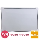 鋁框小白板 雙面磁性小白板 30cm x 40cm/一箱40個入(促150) 留言板 AA-6565